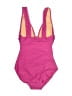 J.Crew Color Block Pink One Piece Swimsuit Size 0 - photo 2