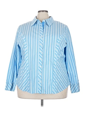 Lane Bryant Long Sleeve Button-Down Shirt (view 1)