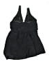 Daci Solid Black One Piece Swimsuit Size 14W - photo 2