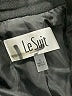 Le Suit 100% Polyester Black Blazer Size 6 - photo 6