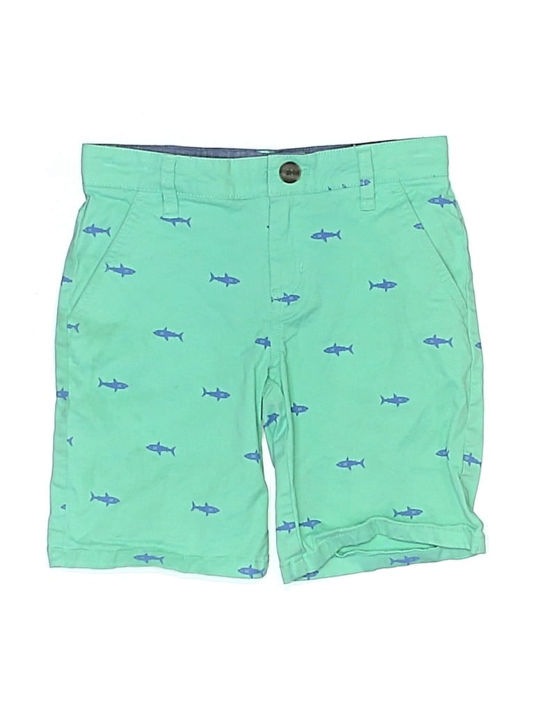 Pre-owned Cat & Jack Kids' Board Shorts In Green