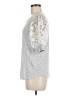 Kim & Cami Silver Short Sleeve Top Size M - photo 5