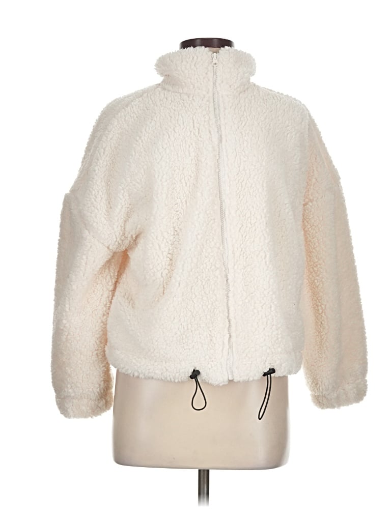 Pre-owned No Boundaries Faux Fur Jacket In Ivory