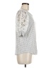 Kim & Cami Silver Short Sleeve Top Size M - photo 4