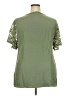 BLOOMCHIC 100% Polyester Green Short Sleeve Top Size 18 - 20 - photo 2