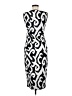 Express Graphic Ivory Cocktail Dress Size M - photo 2