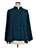 Eileen Fisher Solid Teal 3/4 Sleeve Blouse Size 1X - photo 1