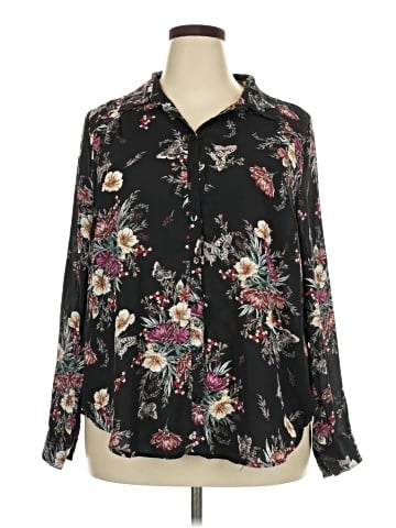 Torrid Long Sleeve Blouse (view 1)