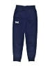 Under Armour 100% Polyester Blue Track Pants Size 5 - photo 1