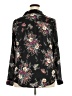 Torrid 100% Polyester Floral Black Long Sleeve Blouse Size 2X Plus (2) - photo 2
