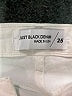 Just Black White Jeans Size 25 waist - photo 4