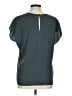 Halogen 100% Polyester Teal Short Sleeve Top Size M - photo 2
