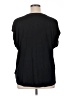 Banana Republic 100% Polyester Black Short Sleeve Blouse Size XL - photo 2