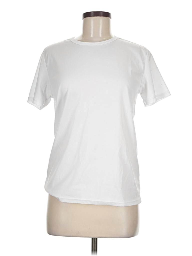 Pre-owned Assorted Brands Short Sleeve T-shirt In White