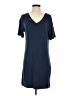 Lou & Grey Solid Blue Casual Dress Size S - photo 1
