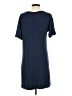 Lou & Grey Solid Blue Casual Dress Size S - photo 2