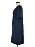 Lou & Grey Solid Blue Casual Dress Size S - photo 5