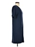 Lou & Grey Solid Blue Casual Dress Size S - photo 4