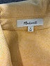 Madewell 100% Polyester Yellow Coat Size M - photo 6