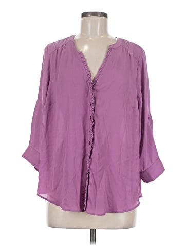 Torrid 3/4 Sleeve Blouse (view 1)
