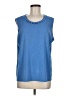 Southern Lady Blue Sleeveless Top Size M - photo 1