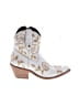 Liberty Black Floral White Ankle Boots Size 5 - photo 1
