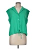 MELLODAY Green Sleeveless Blouse Size M - photo 1