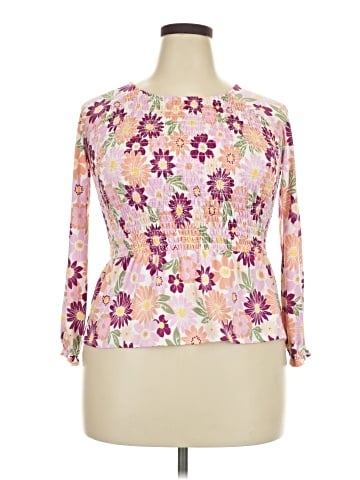 Cato 3/4 Sleeve Blouse (view 1)