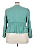 Old Navy Teal 3/4 Sleeve Blouse Size 3X - photo 2