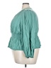 Old Navy Teal 3/4 Sleeve Blouse Size 3X - photo 5