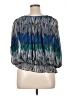 DressBarn 100% Polyester Blue 3/4 Sleeve Blouse Size XL - photo 2