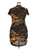 No Boundaries 100% Recycled Polyester Print Brown Black Casual Dress Size XXL - photo 2