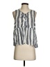 Point Sur 100% Linen Gray Sleeveless Blouse Size XS - photo 1