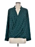 Ro & De 100% Polyester Teal Long Sleeve Blouse Size M - photo 1