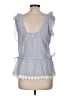 Hem & Thread 100% Cotton Blue Tank Top Size M - photo 2