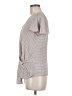 Trouve 100% Polyester Gray Short Sleeve Blouse Size M - photo 5