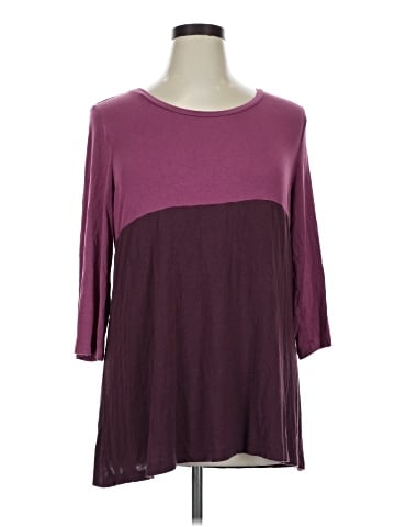 LOGO by Lori Goldstein 3/4 Sleeve T-Shirt (view 1)