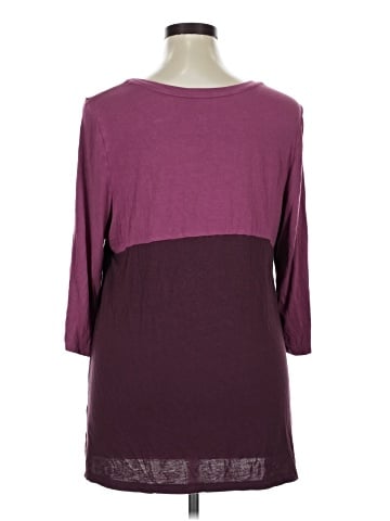 LOGO by Lori Goldstein 3/4 Sleeve T-Shirt (view 2)