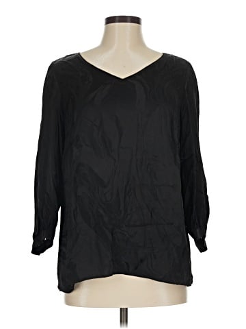 Lafayette 148 New York 3/4 Sleeve Blouse (view 1)