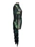 ChicMe Graphic Green Cocktail Dress Size L - photo 4