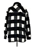CALVIN KLEIN JEANS Checkered-gingham Black Coat Size M - photo 2