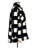 CALVIN KLEIN JEANS Checkered-gingham Black Coat Size M - photo 4
