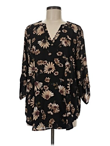 Maurices 3/4 Sleeve Blouse (view 1)