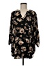 Maurices 100% Polyester Black 3/4 Sleeve Blouse Size M - photo 1
