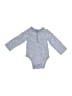 7 For All Mankind Blue Long Sleeve Onesie Size 6-9 mo - photo 1