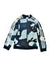 Adidas 100% Polyester Camo Blue Track Jacket Size 8 - photo 1