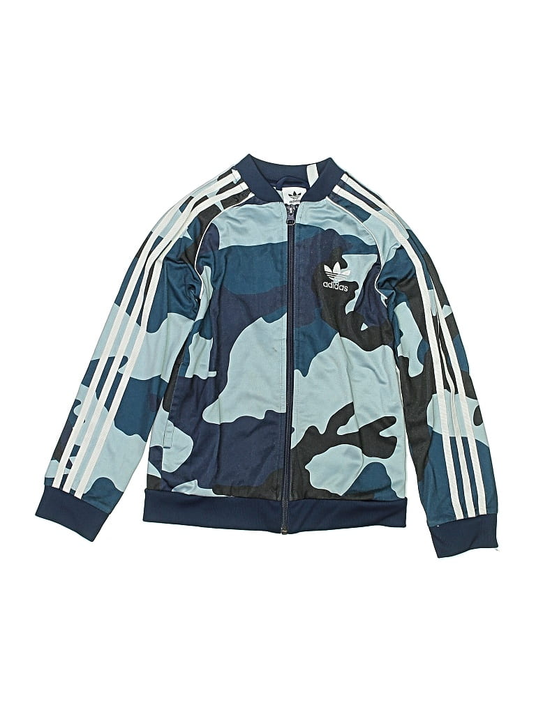 Pre-owned Adidas Originals Kids' Track Jacket In Blue