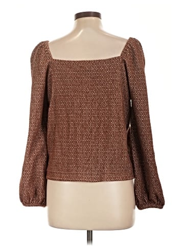 Madewell Jacquard Puff-Sleeve Crop Top (view 2)