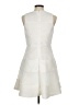Ann Taylor 100% Polyester White Cocktail Dress Size 6 - photo 2