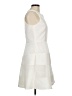 Ann Taylor 100% Polyester White Cocktail Dress Size 6 - photo 4